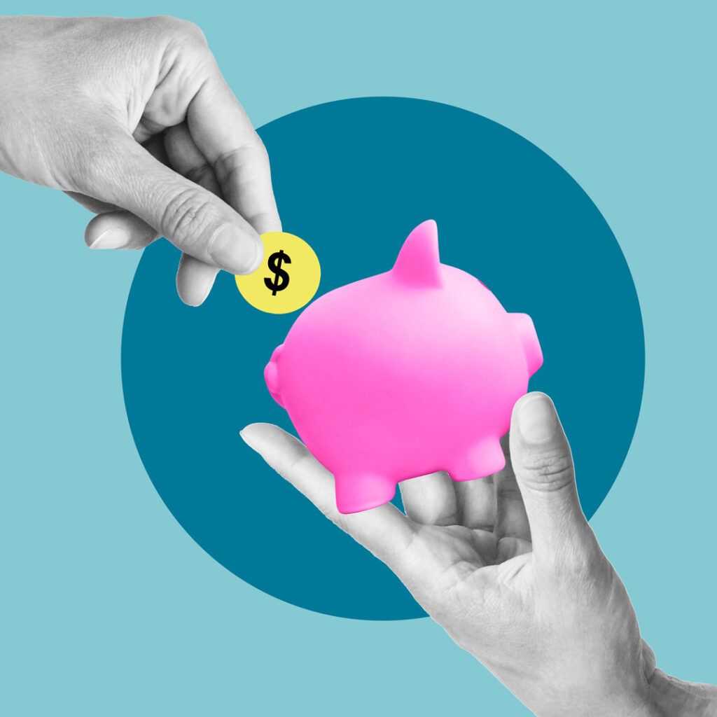 Coin and Piggy Bank