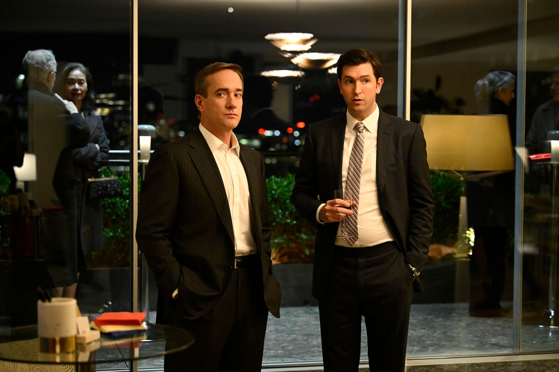 Nicholas Braun and Matthew Macfadyen